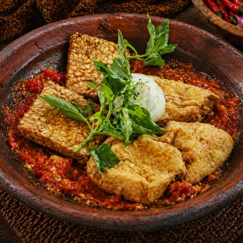 Tahu Tempe Penyet